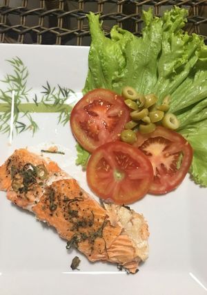 Foto de Salmão com ervas