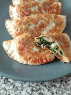 Una foto de Empanadillas de espinacas y champiñones