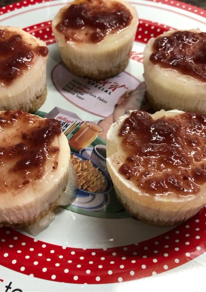 Una foto de Tartitas de queso light