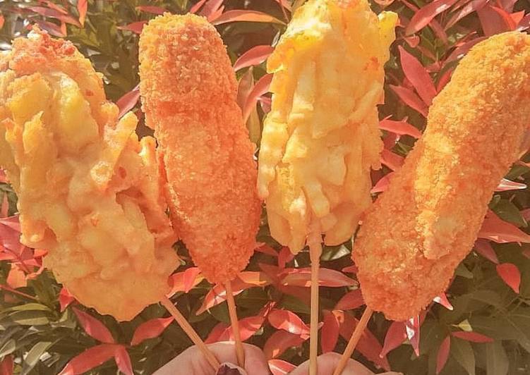 Corndog dan Hottang simple nan enak