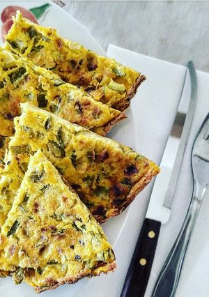 Foto di Frittata Vegana con Farina di Ceci e Zucchine