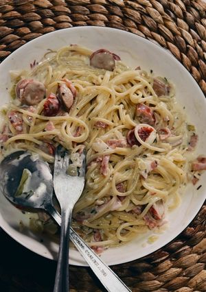 Foto resep Spaghetti carbonara my luv 💕