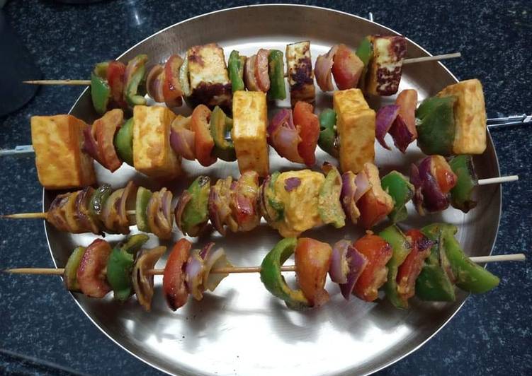 Recipe of Favorite Paneer Shashlik