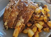 Una foto de costilla de cerdo al curry