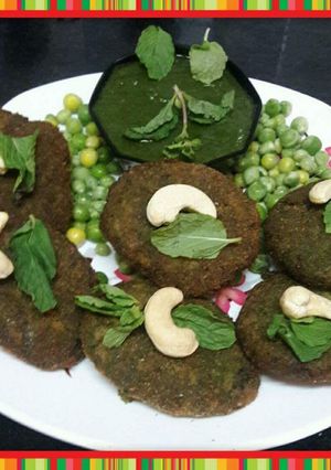 A picture of Hara bhara kabab..