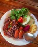 Eat clean: Cơm chiên rau củ (318cal)