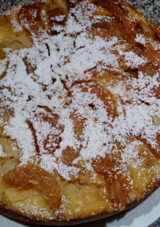 Una foto de Torta invertida de manzana