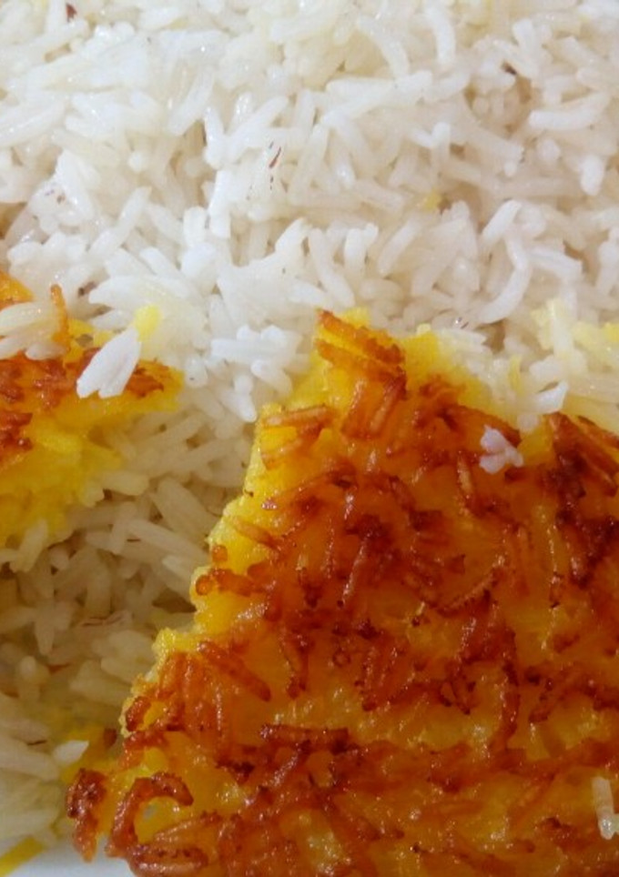 عکسی از دستور سفید پلو