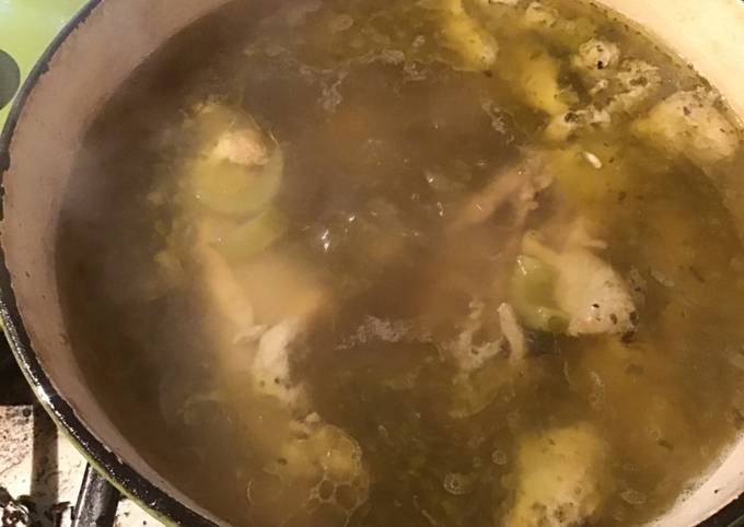 Simple Way to Prepare Favorite California Farm Whole Chicken Dinner Soup