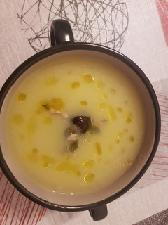 Una foto de Crema de calabacín