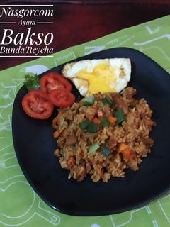 Foto resep 🍛Nasi Goreng Oncom Ayam Bakso