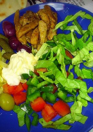 Une photo de Kebab a l'assiette 🍴