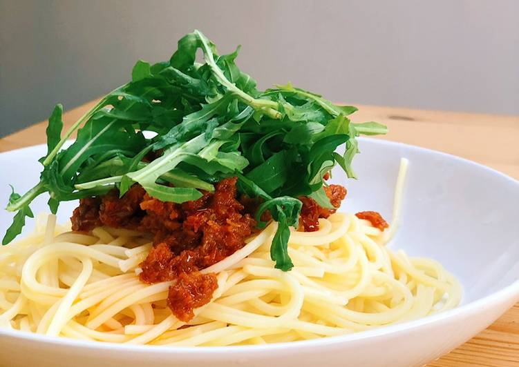 Simple Way to Prepare Speedy Red Pesto Pasta