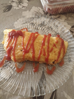 Una foto de Omurice