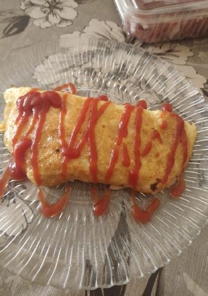 Una foto de Omurice