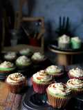 Pandan Coconut Cupcake With Gula Apong Frosting