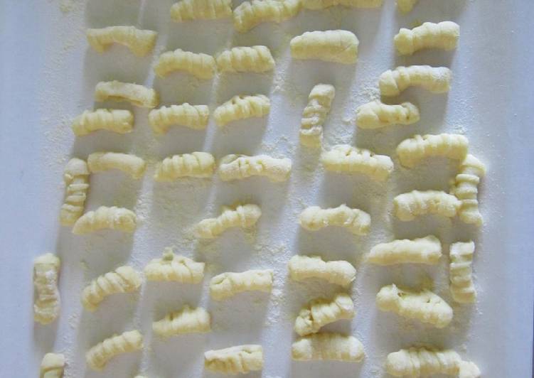 Recipe of Any-night-of-the-week Gnocchi di patate sforchettate