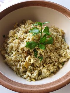 Foto resep Nasi goreng teri cabe ijo