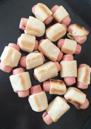 Una foto de Salchichas envueltas