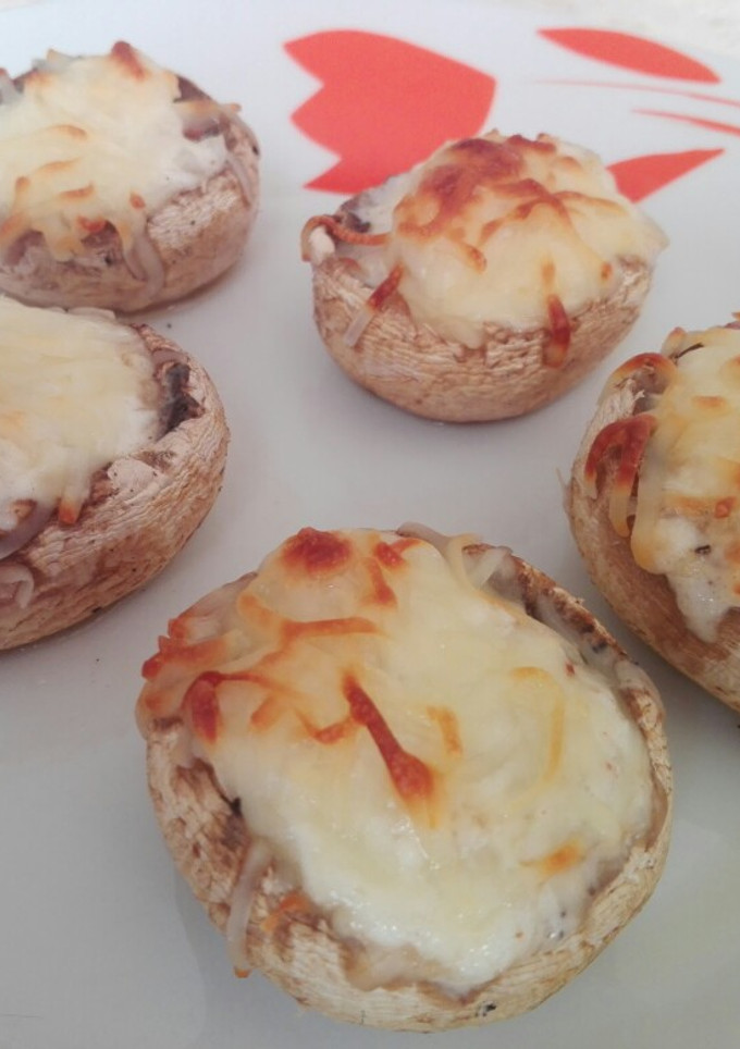 Una foto de Champiñones al Horno