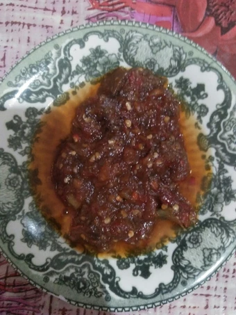Cara Gampang Membuat Resep Sambal terasi goreng yang Uenak Anti Ribet, Lezat Sekali