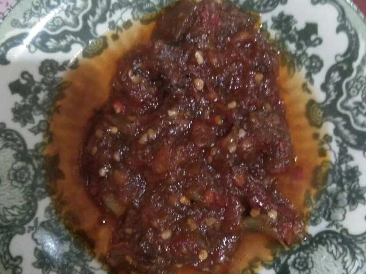 Langkah Mudah untuk Membuat Resep Sambal terasi goreng yang Bisa Manjain Lidah Anti Ribet, Lezat Sekali