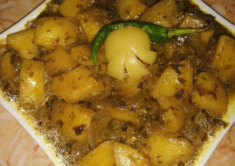بطاطس بالكاري والبهارات 🥔🥘