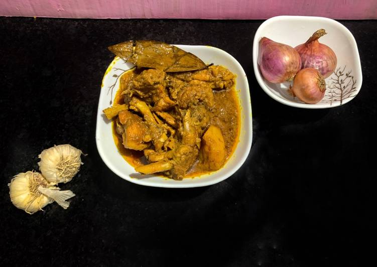 Recipe of Super Quick Homemade Desi Odia style chicken gravy