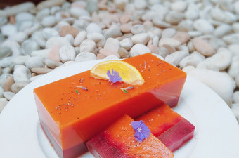 Resep Puding Pepaya Lapis Buah Bit Irit Anti Gagal