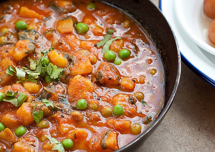 Easiest Way to Make Recipe of Potato Peas Curry