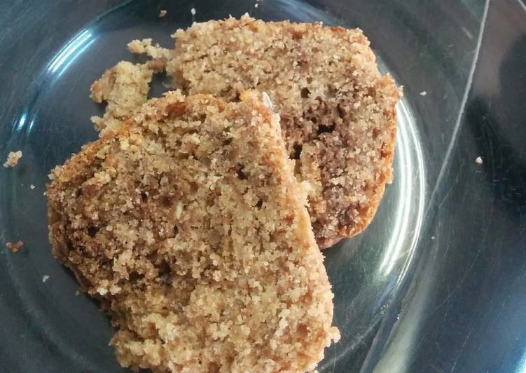 Bolo de banana vegano