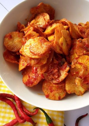 Foto resep Keripik Singkong Asin Renyah