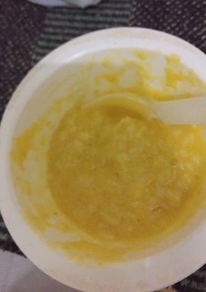 Foto resep Mpasi pure rice with sweet cron