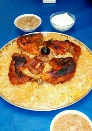 صورة لوصفة مندي بطعم الفحم