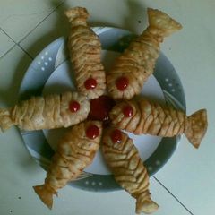 A picture of Cheesy fish.