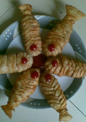A picture of Cheesy fish.
