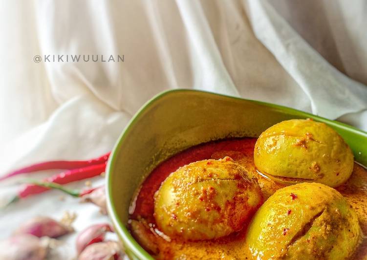 Gulai Kalio Telur dan Jengkol | Khas Minang