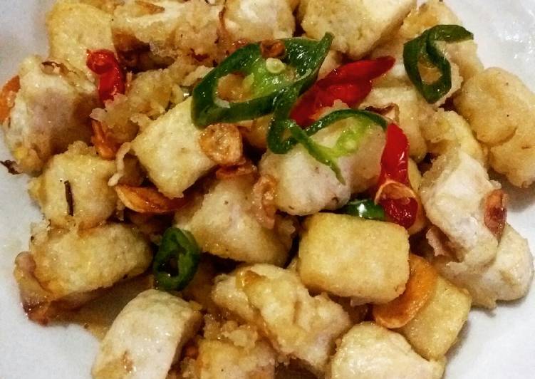 Tahu krispy bumbu pedas
