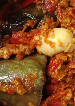 Foto resep Sambal Bajak Terong & Telur Puyuh #alamami