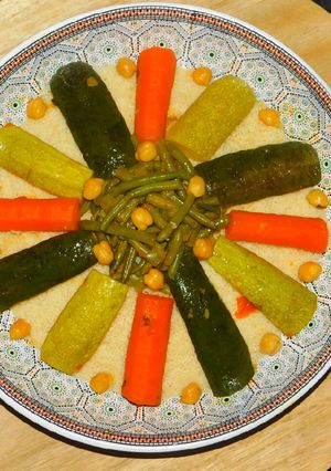 Une photo de Couscous berbère aux légumes #platsdexception