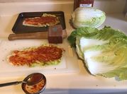 A picture of kimchi leek
