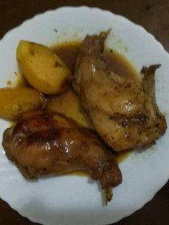 Una foto de Conejo con adobo para fajitas en la olla GM