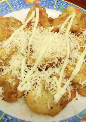 Foto resep Pisang goreng keju simple