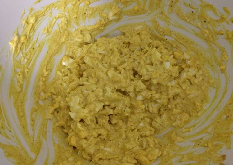 Recipe of Tasty Curry egg salad