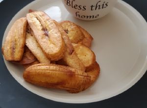 Una foto de Tajadas de plátano macho tostaditos🤤😘