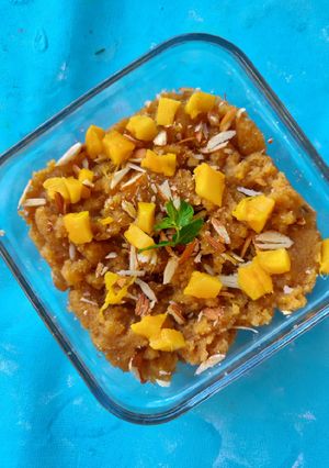 A picture of Mango Halwa.