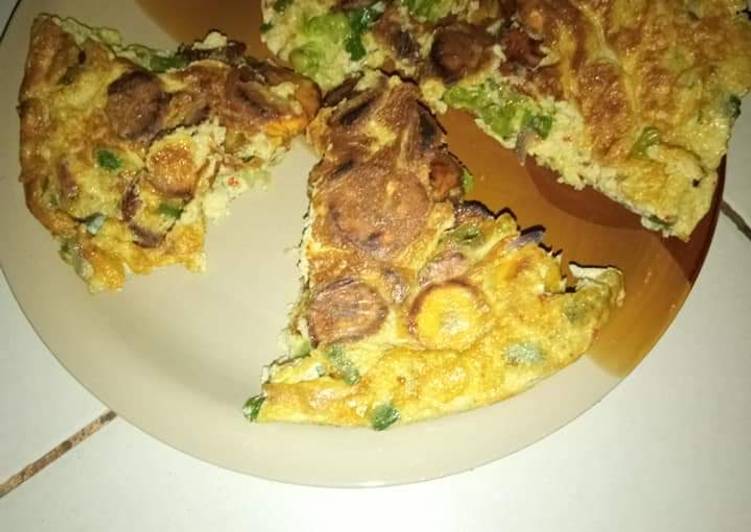 Recipe of Homemade Plantain frittata | Easy Recipe For Dinner