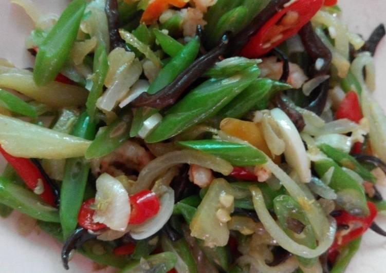 Langkah Mudah untuk memasak Tumis Jipang Buncis Pedas yang Sempurna