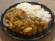 Una foto de curry japones