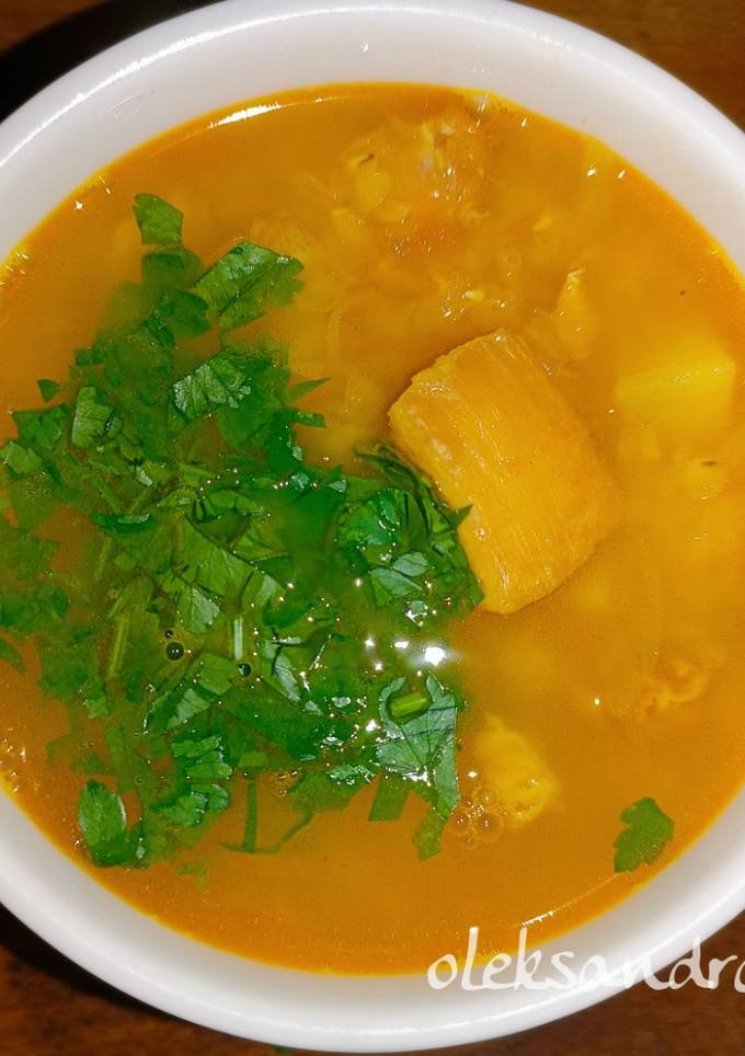 Суп сочевичний з тушкованкою🤤 в мультиварці